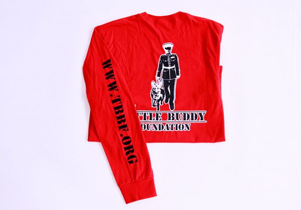 The Battle Buddy Foundation red Long Sleeve Shirt